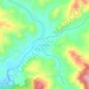 Carte topographique Boured, altitude, relief