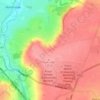 Carte topographique Harrowby, altitude, relief