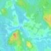 Carte topographique Björsbyn, altitude, relief