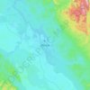 Carte topographique Mouila, altitude, relief