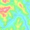 Carte topographique Caripuyo, altitude, relief