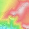 Carte topographique La Banne d'Ordanche, altitude, relief