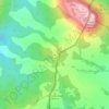 Carte topographique Бордель, altitude, relief