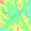Carte topographique Beforona, altitude, relief