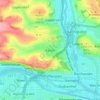 Carte topographique Kareth, altitude, relief