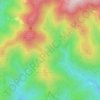 Carte topographique Becher Kessel und Herrenstube, altitude, relief
