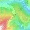 Carte topographique Col d'Anelle, altitude, relief
