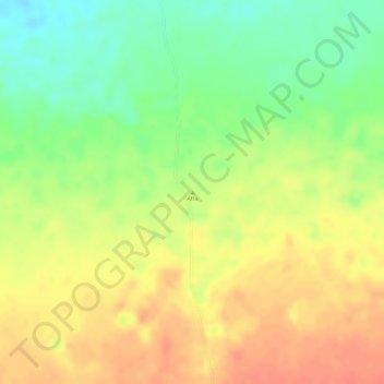 Carte topographique Atta, altitude, relief