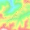 Carte topographique Anope, altitude, relief