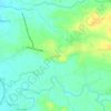 Carte topographique Buliran, altitude, relief