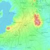 Carte topographique Lipa, altitude, relief