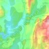 Carte topographique Ceras, altitude, relief