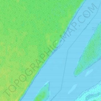 Carte topographique York Factory, altitude, relief