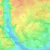 Carte topographique Portmore, altitude, relief