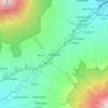 Carte topographique Kledung, altitude, relief