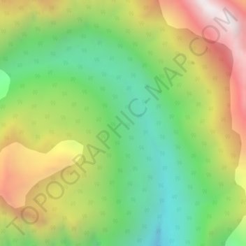 Carte topographique Selkirk Mountains, altitude, relief