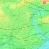 Carte topographique Southall, altitude, relief