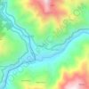 Carte topographique Attal, altitude, relief