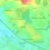 Carte topographique Podlas, altitude, relief