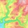 Carte topographique Weißenbach, altitude, relief