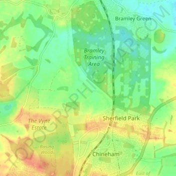 Carte topographique Cufaude, altitude, relief