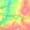 Carte topographique Coat An Parc, altitude, relief