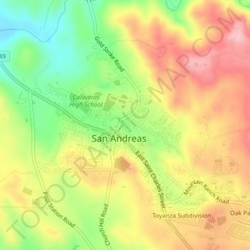 Carte topographique Nielsen Park, altitude, relief