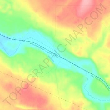Carte topographique Irby, altitude, relief