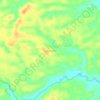 Carte topographique Suka Maju, altitude, relief