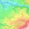 Carte topographique Hbous, altitude, relief