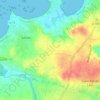 Carte topographique Keradennec, altitude, relief