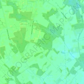 Carte topographique Federalsburg Estates, altitude, relief