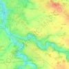 Carte topographique La Faubretière, altitude, relief