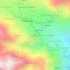 Carte topographique Salvia, altitude, relief