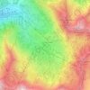 Carte topographique Albion Basin, altitude, relief