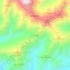 Carte topographique Cocorote, altitude, relief