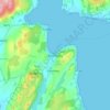 Carte topographique Rothesay, altitude, relief