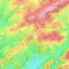 Carte topographique Graben, altitude, relief