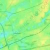 Carte topographique Hinschenfelde, altitude, relief