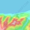 Carte topographique Aliköy, altitude, relief