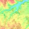 Carte topographique Zaun, altitude, relief