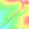 Carte topographique Naranjos Alto, altitude, relief