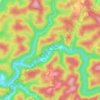 Carte topographique Swandale, altitude, relief