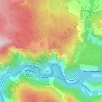 Carte topographique Il Spir, altitude, relief