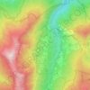 Carte topographique Tagliole, altitude, relief