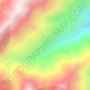 Carte topographique Valegra, altitude, relief