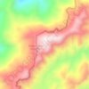 Carte topographique Mongsenyimti, altitude, relief
