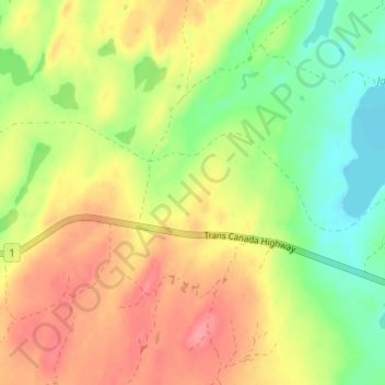 Carte topographique Monchy, altitude, relief