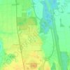 Carte topographique Foret, altitude, relief