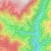 Carte topographique Afing - Avigna, altitude, relief
